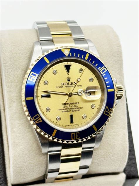 rolex submariner champagne serti dial year